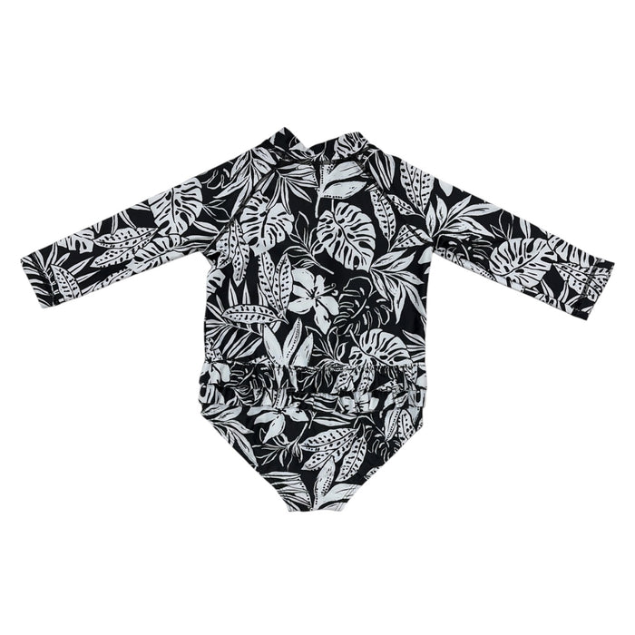 Member's Mark Baby Girls UPF 50+ Rashguard One-Piece Swimsuit