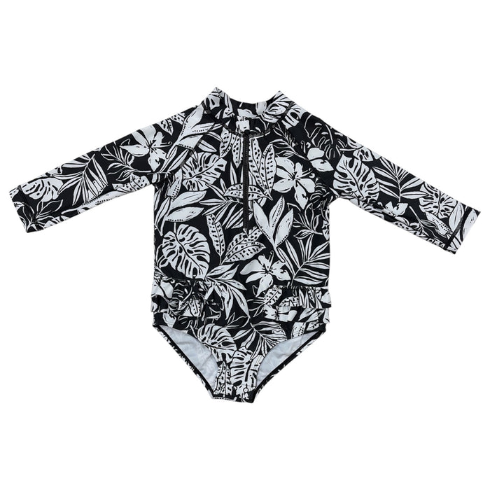 Member's Mark Baby Girls UPF 50+ Rashguard One-Piece Swimsuit