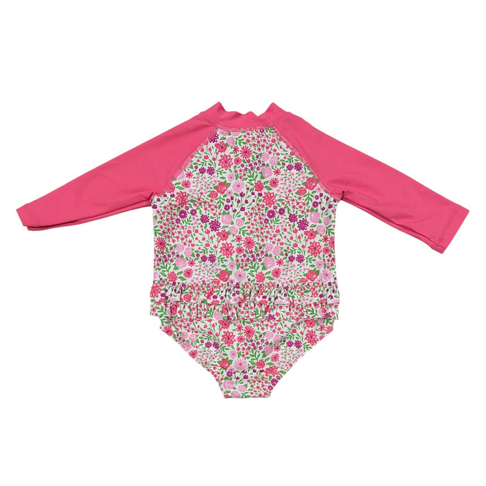 Member's Mark Baby Girls UPF 50+ Rashguard One-Piece Swimsuit