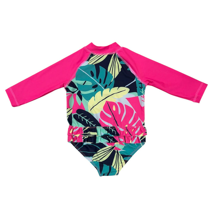 Member's Mark Baby Girls UPF 50+ Rashguard One-Piece Swimsuit