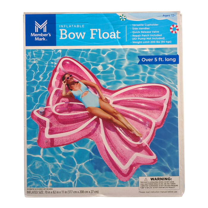 Member's Mark Oversized Inflatable Pool Float, Bow