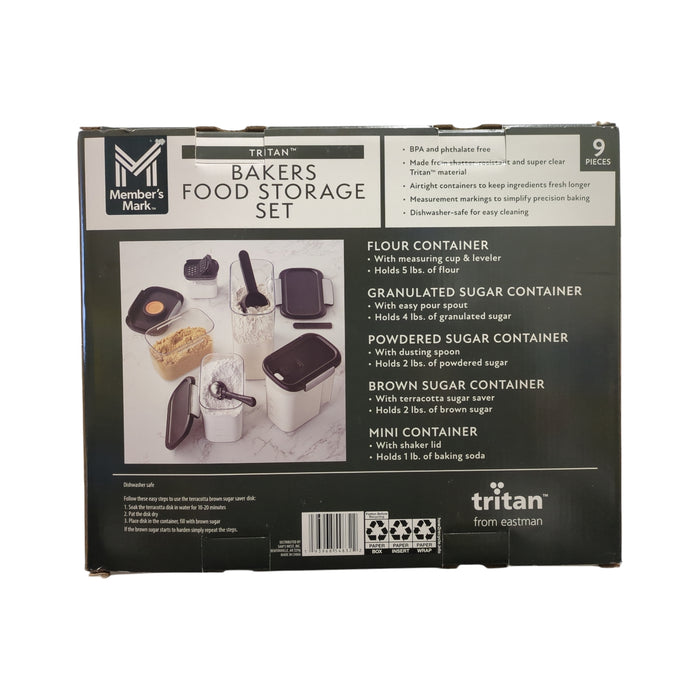 Member's Mark Airtight Tritan Bakers Food Storage Set, 9pc