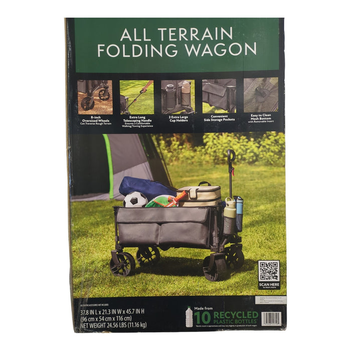 Member's Mark All Terrain Folding Wagon, 300LBS Capacity, Grey