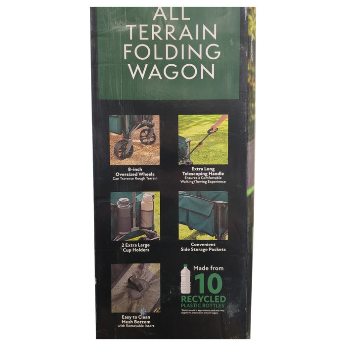 Member's Mark All Terrain Folding Wagon, 300LBS Capacity, Green