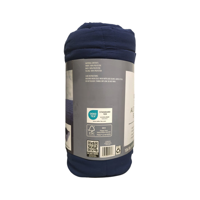Member's Mark Oversized Down Alternative Reversible Blanket, 94" x 106"