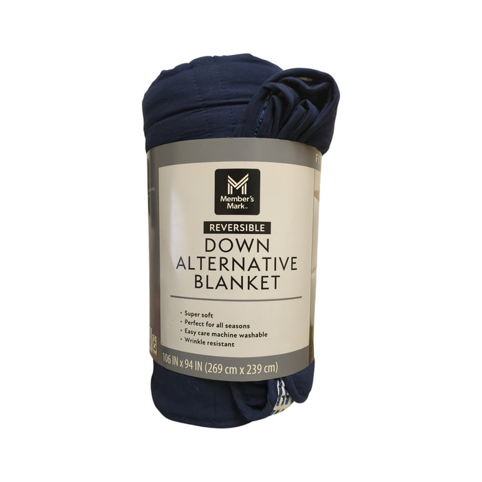 Member's Mark Oversized Down Alternative Reversible Blanket, 94" x 106"