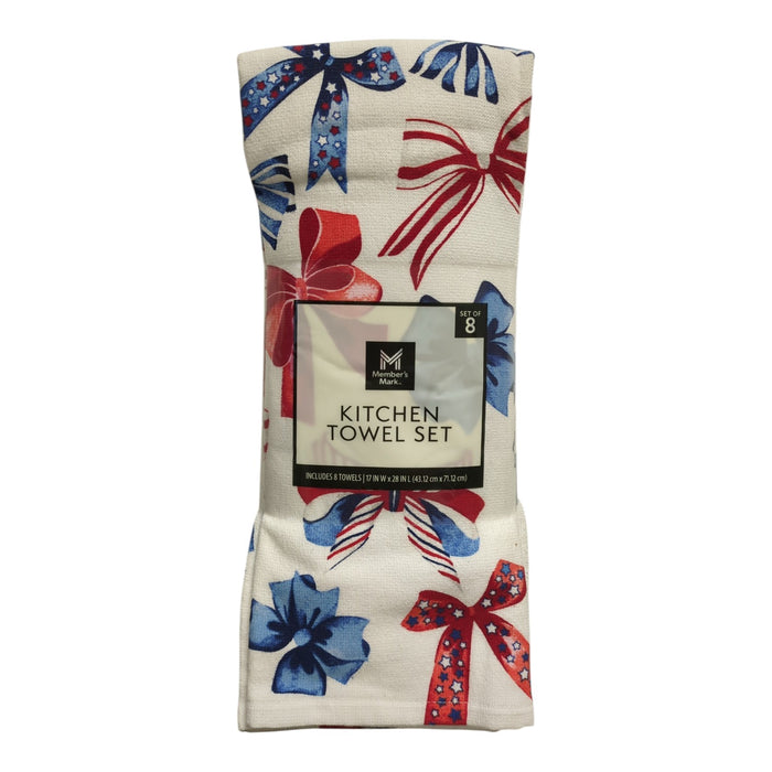 Member's Mark Super-Absorbent 100% Cotton Kitchen Towel Set, 8pc