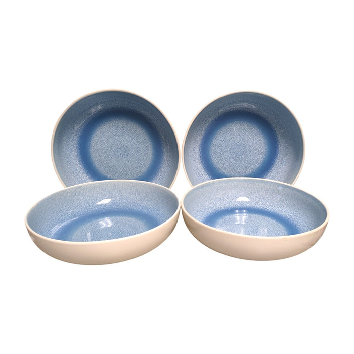 Member's Mark 4-Piece Stoneware Reactive Pasta Bowl Set
