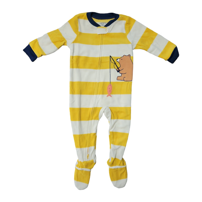 Carter's Baby & Toddler Boy's One-Piece Full-Zip Fleece Footed Pajama