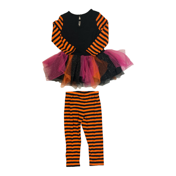 Emily Rose Girl's Applique Halloween Tutu Tunic & Legging Set