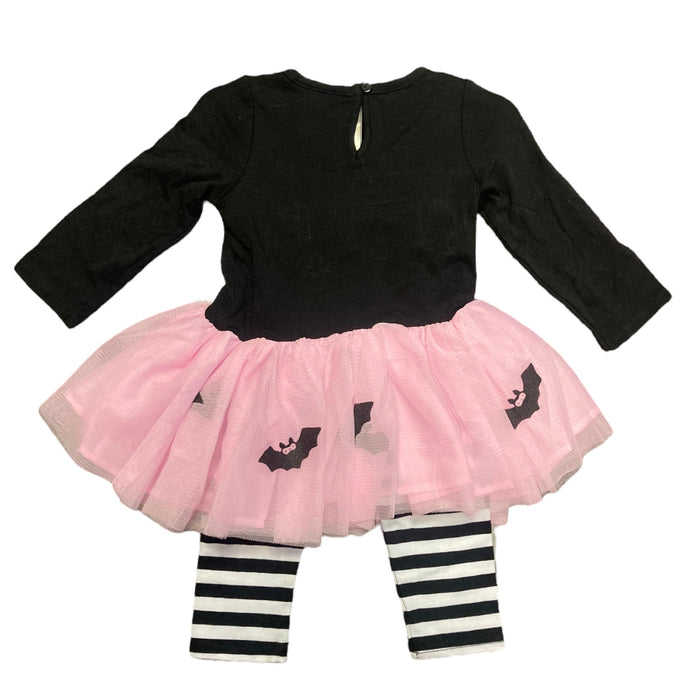 Counting Daisies Girl's Spooky Vibes 2-Piece Tunic Tutu & Legging Set