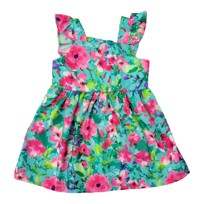 Counting Daisies Toddler Cotton/Polyester Blend Woven Summer Dress