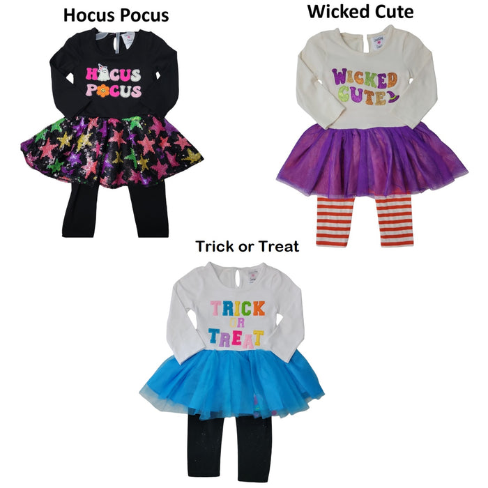 Counting Daisies Toddler & Girls 2-Piece Halloween Tutu Set