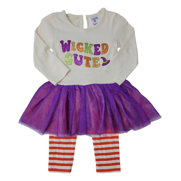 Counting Daisies Toddler & Girls 2-Piece Halloween Tutu Set