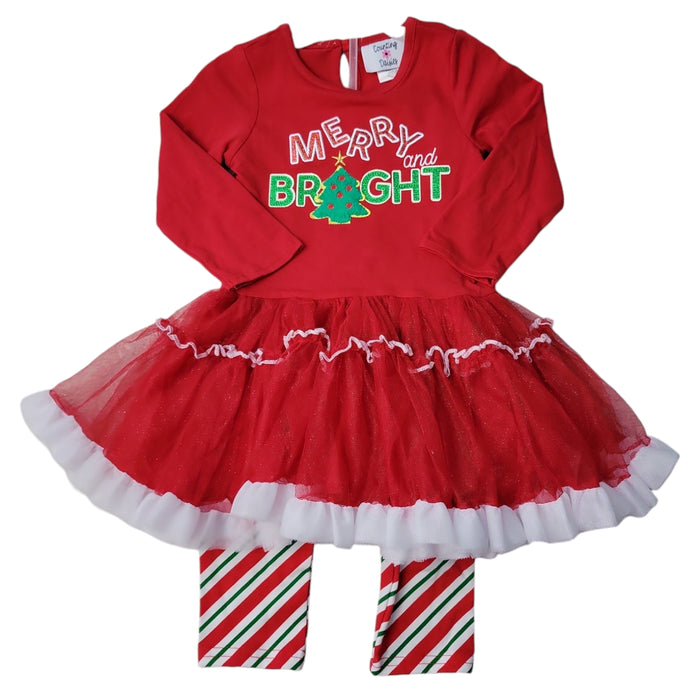 Counting Daisies Toddler & Girls Holiday Tutu Set
