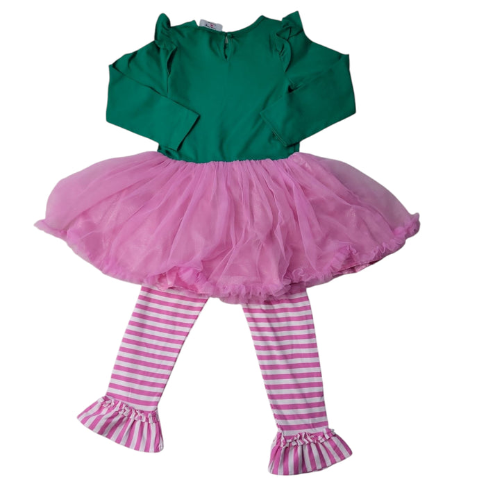 Counting Daisies Toddler & Girls Holiday Tutu Set