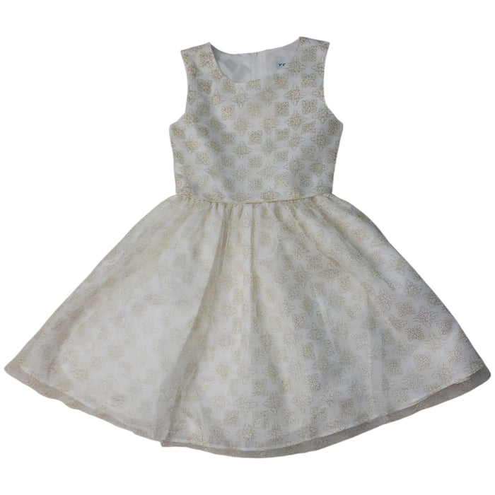 rare editions ivory dress Rare Editions Baby Girls' Embroidered Mesh Social Dress - Ivory