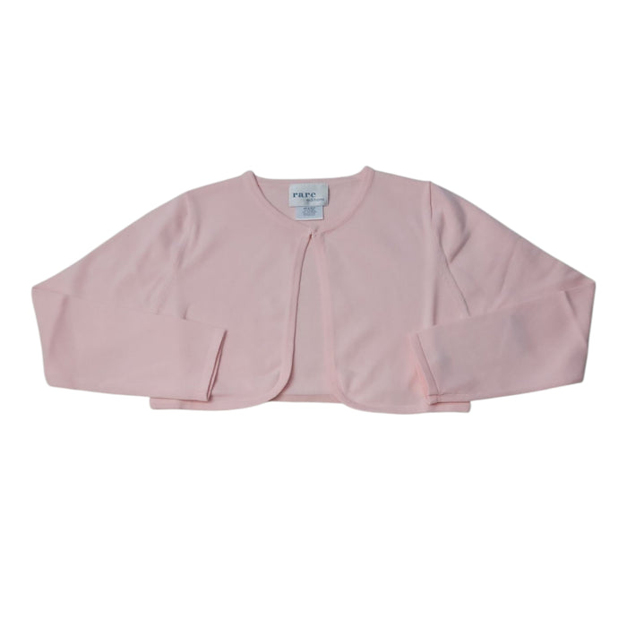 Rare Editions Girls Long Sleeve Button Neck Closure Cardigan