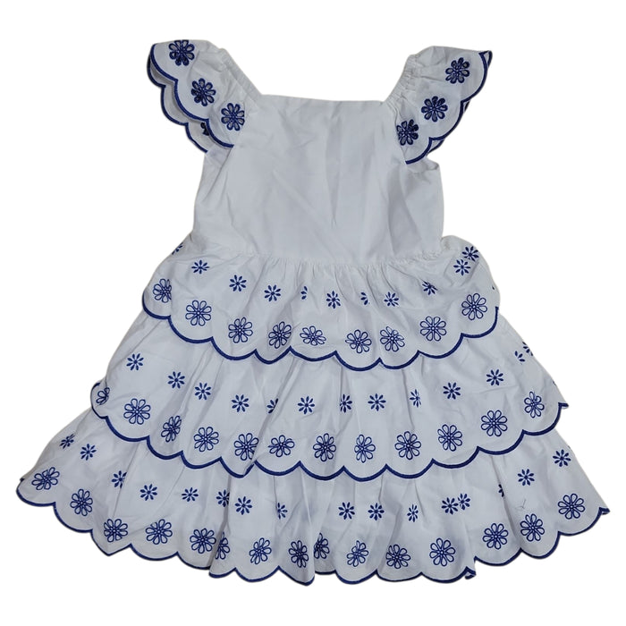 Counting Daisies Toddler Girls Easy Care Lightweight Woven Dress