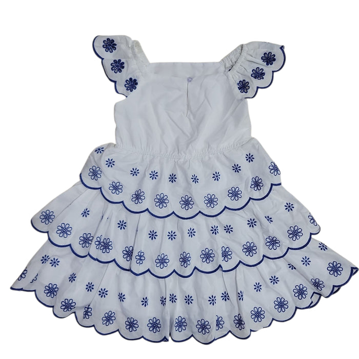 Counting Daisies Toddler Girls Easy Care Lightweight Woven Dress