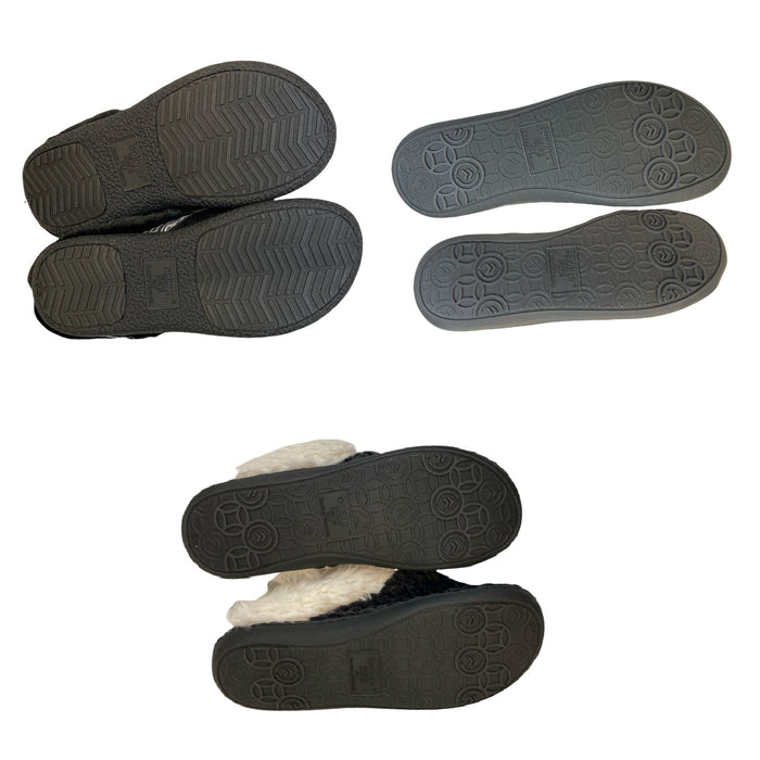 Isotoner Women's Slip On Memory Foam Eco Comfort Hoodback Chenille Slippers