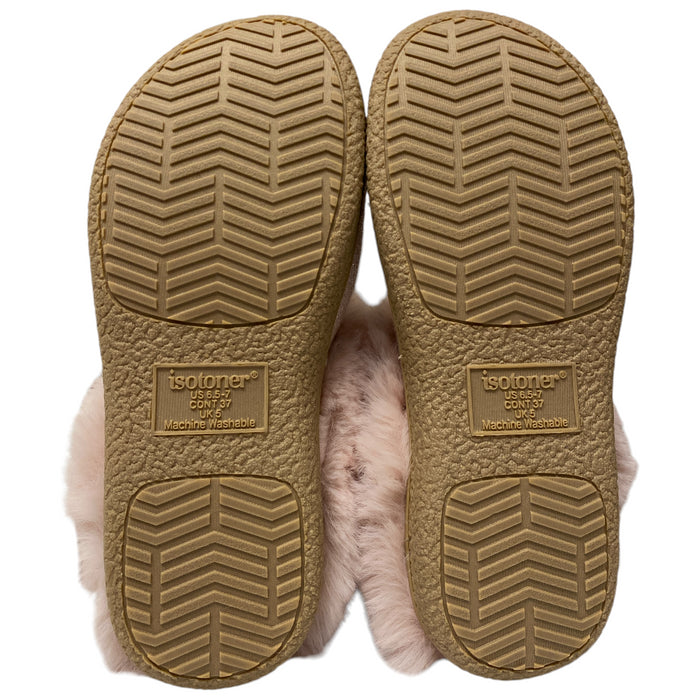 Isotoner Women’s Classic Comfort Memory Foam Hoodback Slippers