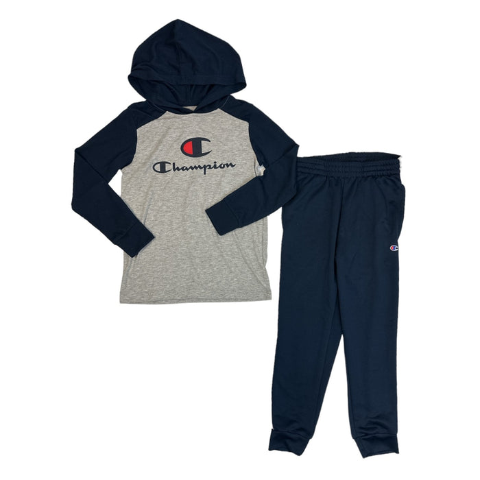 Champion Boy's Lightweight 2-Piece Hoodie & Jogger Active Set