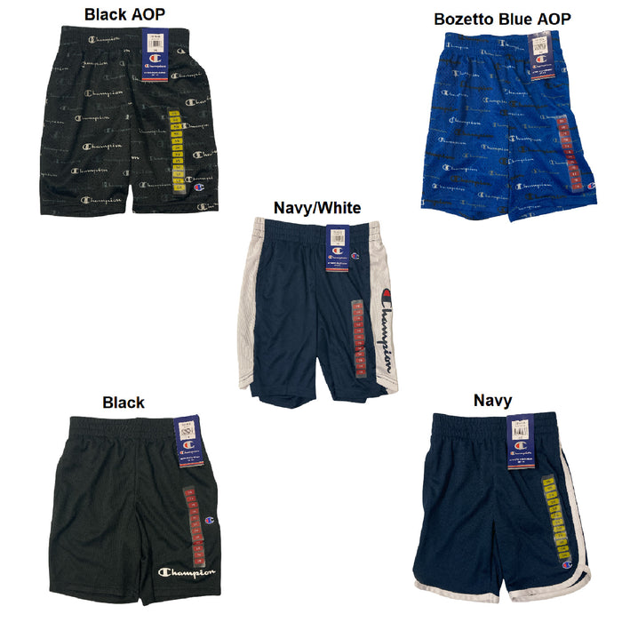 Champion Boy's Polyester Logo Athletic Shorts