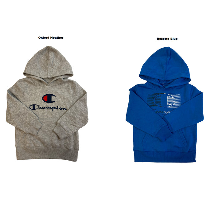 Champion Boy's Long Sleeve Graphic Fleece Pullover Hoodie