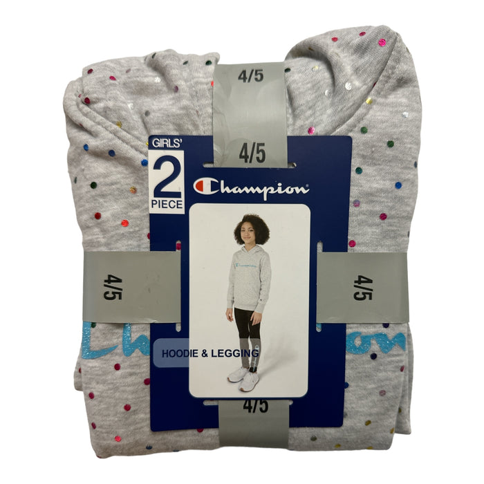 Champion Girl's 2 Piece Heavyweight Hoodie & Legging Active Set