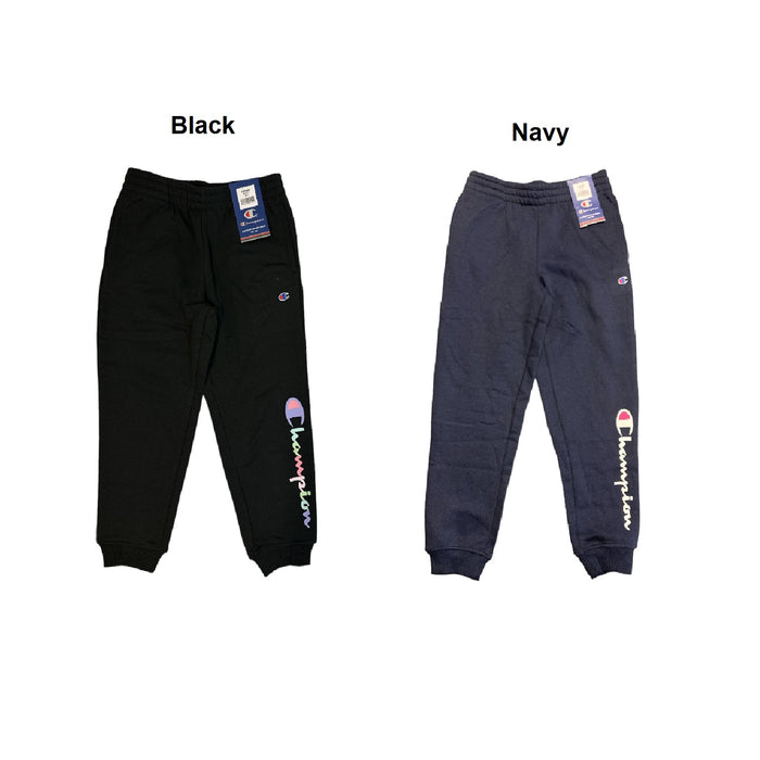Champion Girl's Standard Fit Powerblend Fleece Full Length Jogger Pant