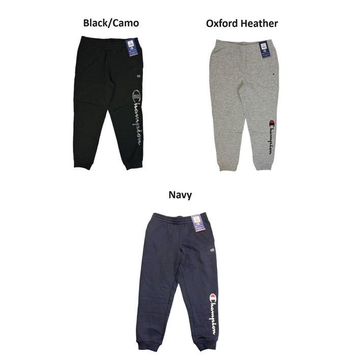 Champion Boy's Standard Fit Powerblend Full Length Fleece Jogger Pant