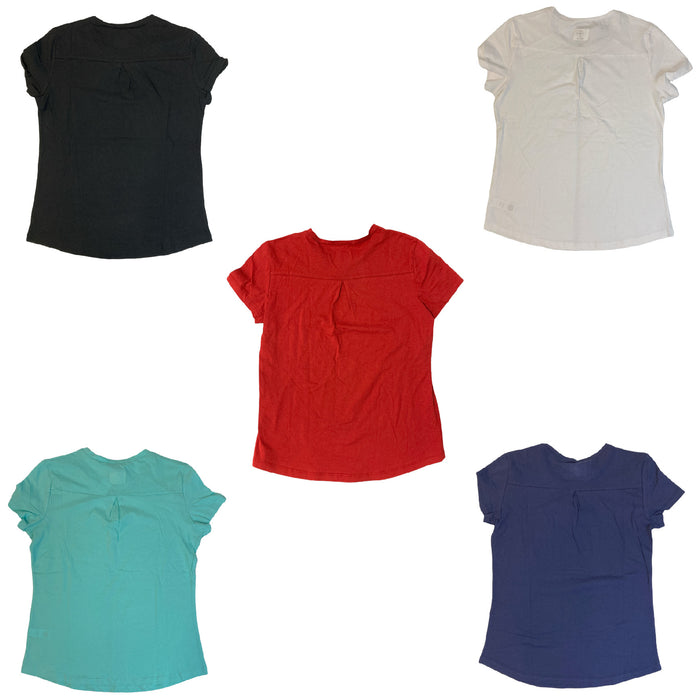 Seven7 Women's Cotton Crew Neck Short Sleeve T-Shirt