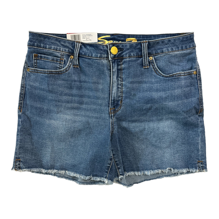 Seven7 Women's 5" Inseam Fray Hem Weekend Denim Shorts