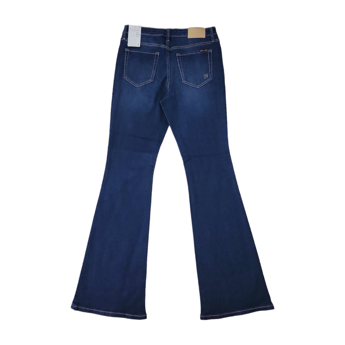 Seven7 Ladies Slimming Silhouette Premium Soft Stretch Denim Slim Flare Jean