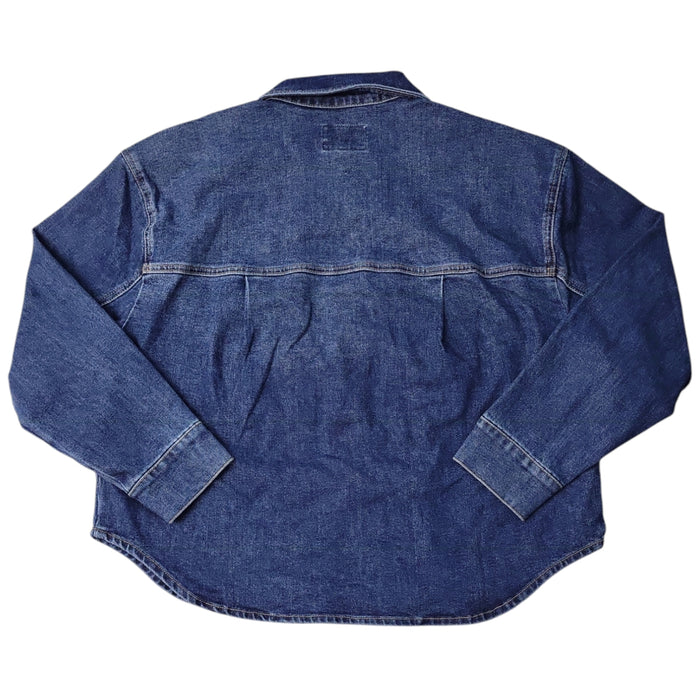 Edited by Remi Bader Curved High-Lo Hem Women's Denim Top