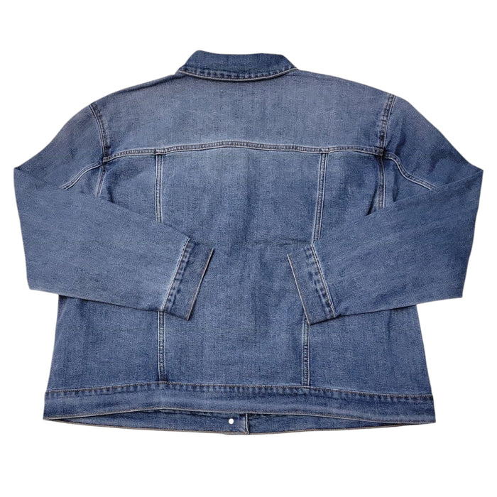 Seven7 Women's Denim Relaxed Fit Midweight Trucker Jacket