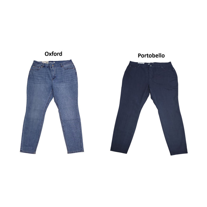 Seven7 Women's Tummyless Comfort Slimming Stretch High Rise Jean