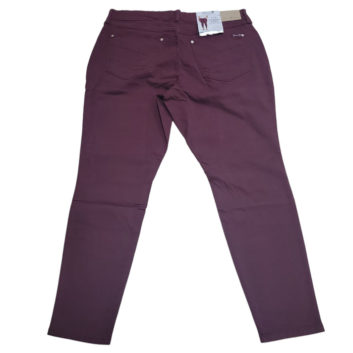 Seven7 Women's Tummyless Inner Slimming Stretch High Rise Jean