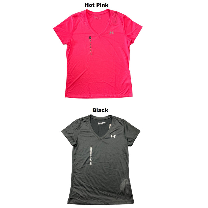 Under Armour Women's Twisted Tech V-Neck Short Sleeve T-Shirt