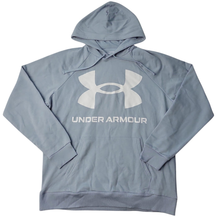 Under Armour Men's Rival Fleece Cold Gear Big Logo UA Pullover Hoodie, 1357093