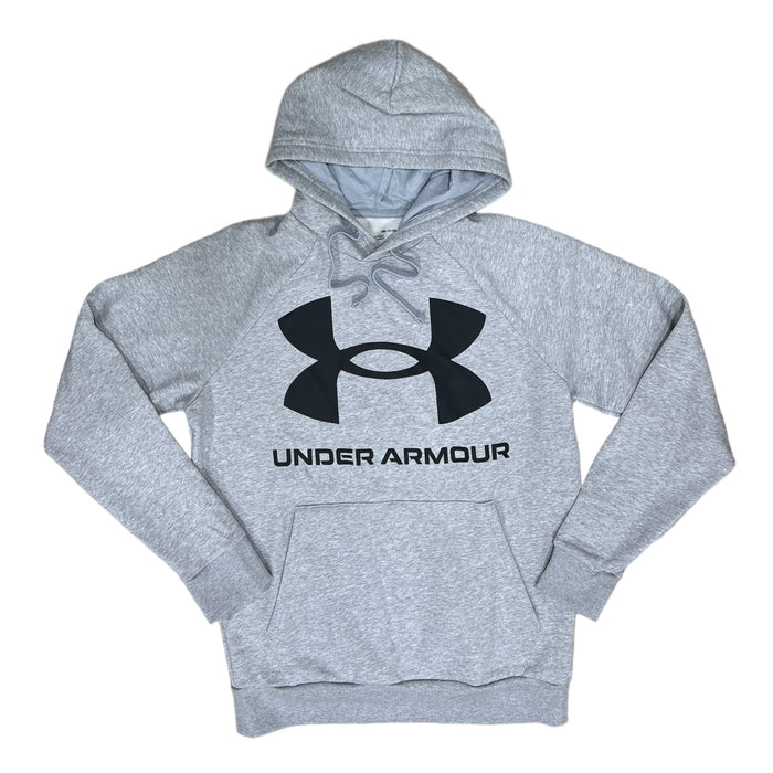 Under Armour Men's Rival Fleece Cold Gear Big Logo UA Pullover Hoodie, 1357093