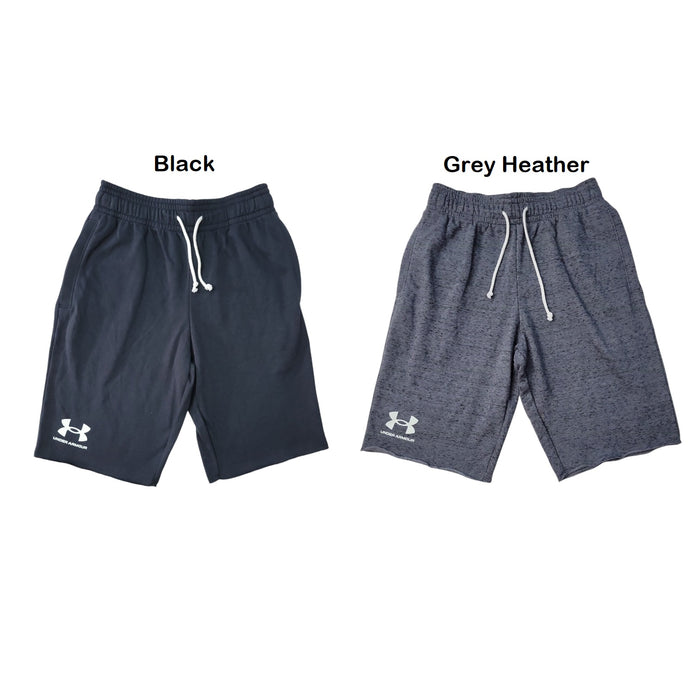 Under Armour Men's Rival Comfort Drawstring Terry Shorts