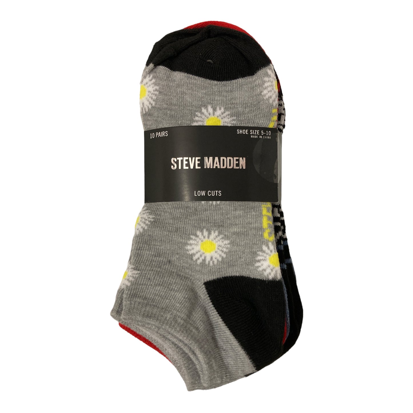 Steve Madden Women's Low Cut Everyday Socks 10 Pairs