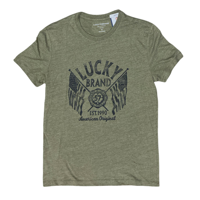 Lucky Brand Men's Lightweight Short Sleeve Graphic Tee Shirt