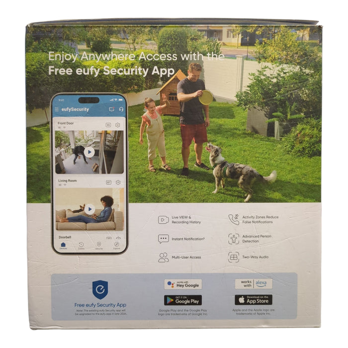 eufy SoloCam S230 Outdoor 2K Security Camera with Integrated Solar Panel, 3pk