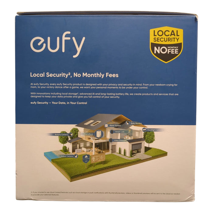 eufy SoloCam S230 Outdoor 2K Security Camera with Integrated Solar Panel, 3pk