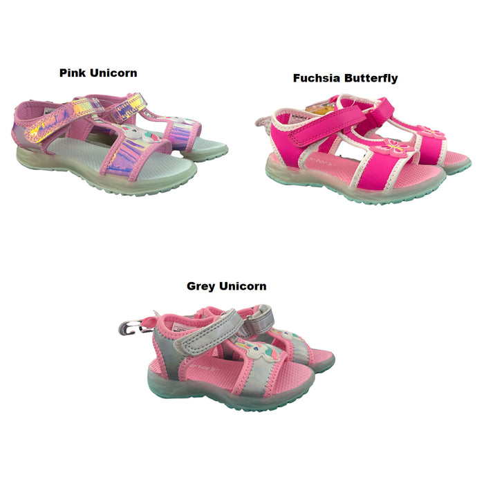 Carter's Toddler Girl's Hook & Loop Strap Light Up Sandals