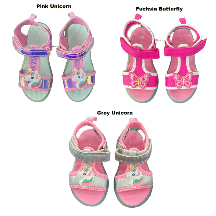 Carter's Toddler Girl's Hook & Loop Strap Light Up Sandals