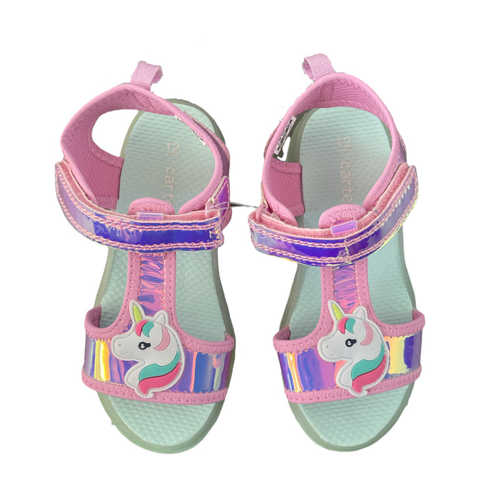 Carter's Toddler Girl's Hook & Loop Strap Light Up Sandals